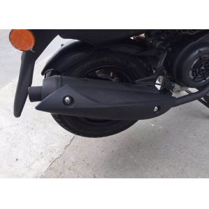 Two Wheel Gasoline Powered Motor Scooters Large Fuel Tank Electric / Kick Start