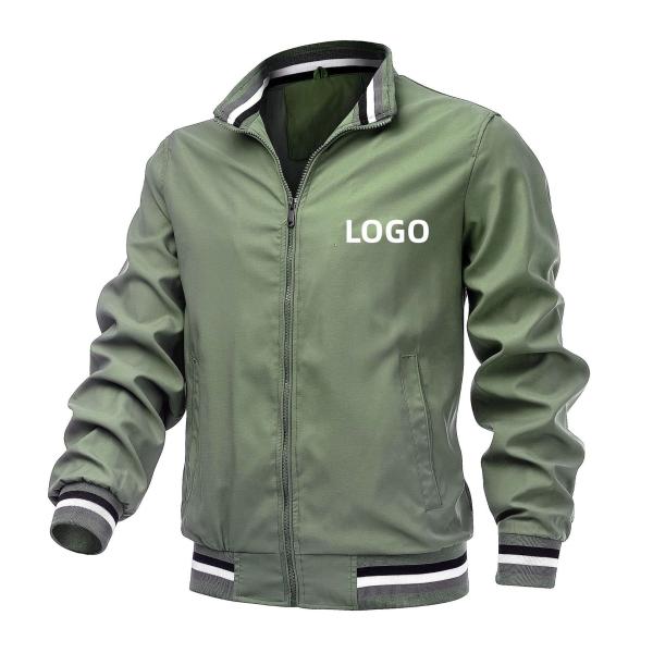 Leisure Classic American Style Comfortable Plus Size Loose Custom Logo Bomber