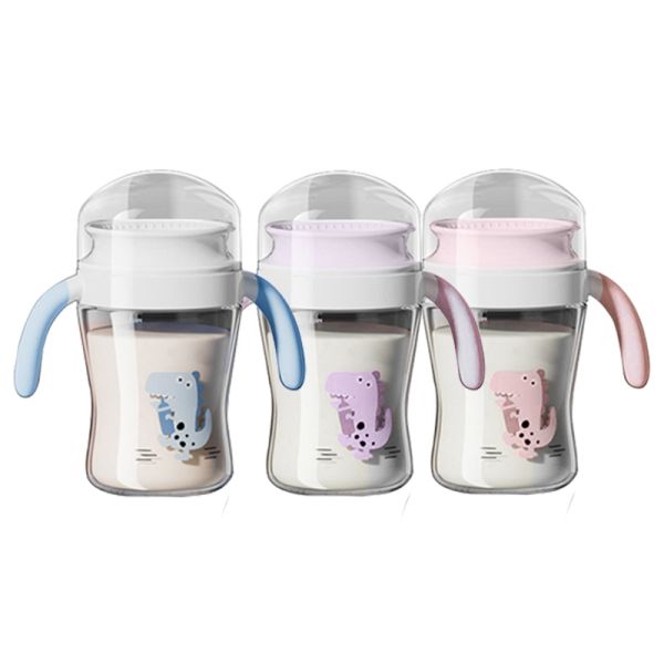 Buy High Quality Baby 360 Degree Kids Cartoon Sippy Cup Leak Proof Handle Feed Training Sippy Cup at wholesale prices