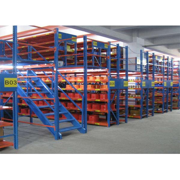 Buy Cold Rolled Steel Structural Metal Storage Shelves Load 500kgs Robot Welding at wholesale prices