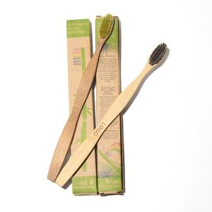 Environmentally Bamboo Charcoal Toothbrush For Sensitive Teeth