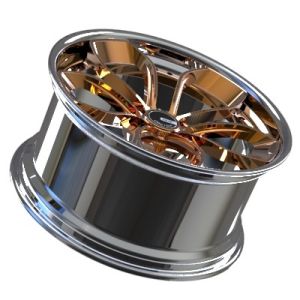 VIA Two Piece Forged Wheels Bronze Center ET25 5x120 20 Inch