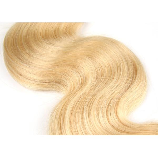 7A Grade Russian Human Hair Blonde Color Body Wave 613# 100% Human Hair 10" Inch 12 Inch
