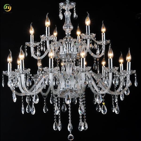 JYLIGHTING European Style Living Room Bedroom Dining Room Home Candle Glass Modern Pendant Light