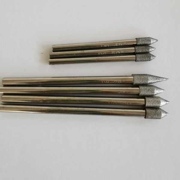 Custom-Made Electroplated Diamond Grinding Heads In Various Sizes. For Cemented Carbide