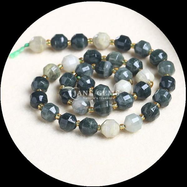 Natural Gemstone Polished Beads Faceted Loose Rhombus Bead for Jewelry Making