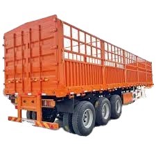 2024 New Design Flatbed And Skeleton Semi Trailer Truck Trailers Steel Product