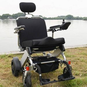 4h Charging Anodizing Aluminum Frame Collapsible Power Wheelchair