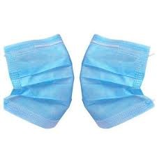 Buy Elastic Head Loop Disposable Blue Earloop Face Mask Smooth Breathing at wholesale prices