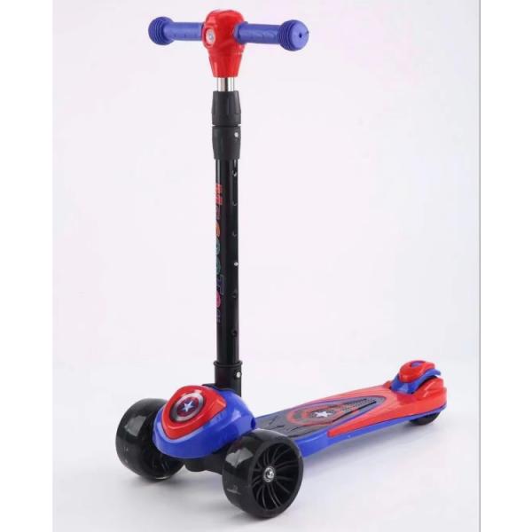 Carton Size 71*51*62 Three Wheel Kick Scooter for Kids Quick Folding Design Direct
