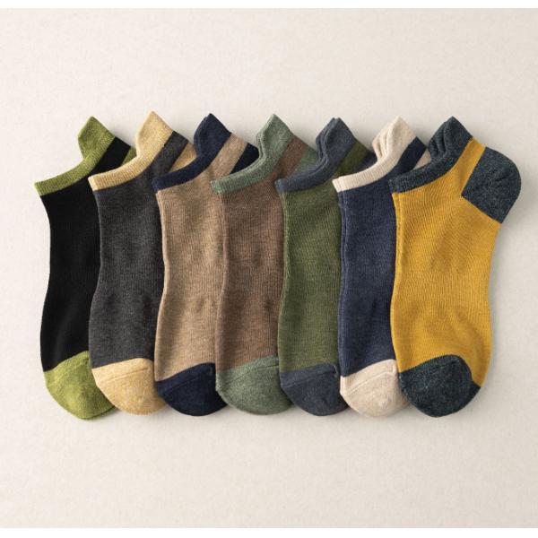 Fashionable Cotton Ankle Length Socks Knitting Men 'S Socks Customized