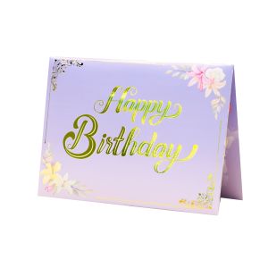 Artificial Style 3D Greeting Card with Customized Logo Design