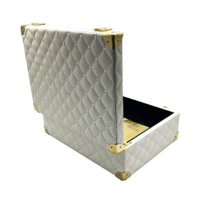 Impervious PU Leather Makeup Box Luxury Packaging Auger Cases