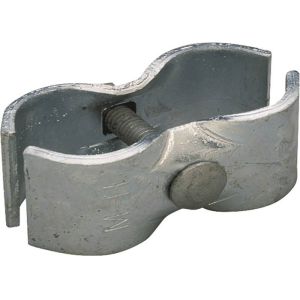 Quality Chain Link Fence Panels Clamp Set 1-3/8&quot; /35MM/1.375&quot; HDG construction fence for sale