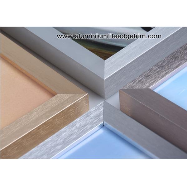 Brushed Black Aluminium Metal Picture Frames With 2 cm Flat Edge