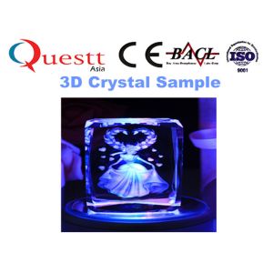 Imported Rapid Scanner 3D Crystal Laser Engraving Machine With 532 Nm Wavelength