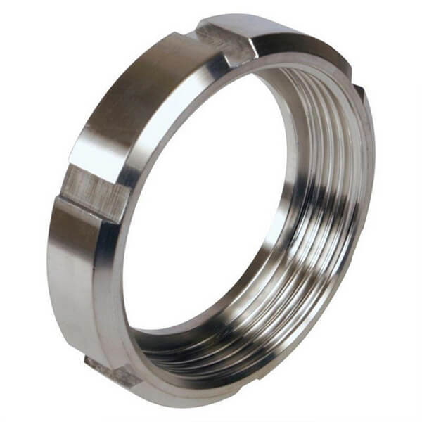 Buy Stainless Steel Round Sanitary Union Nut DIN Sanitary Pipe Fittings at wholesale prices