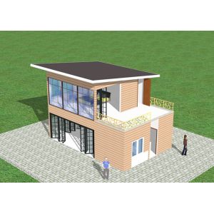 Prefab Lightweight Steel Structure Q235 Light Steel Villa Duplex Apartment