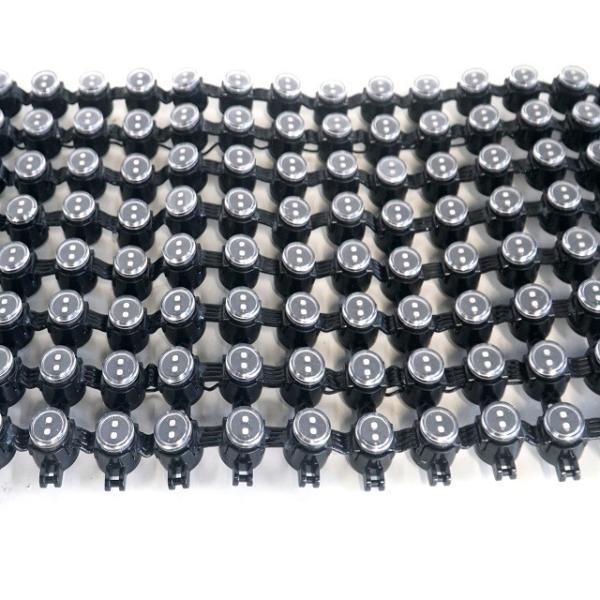 Buy P55 Foldable Flexible LED Pixel Matrix Screen Transparent Mesh Wall 97.2W For Building at wholesale prices