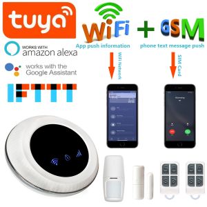 Buy cheap Tuya 433 MHz WIFI GSM Security Wireless Home Burglar Alarm Systems DC9V-12V from wholesalers