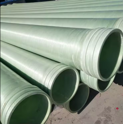 High Pressure Fiberglass Reinforced Plastics Mortar FRP Pipe Round Customized Underground Sand Pipe