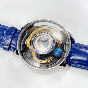 Swiss 751 Quartz Waterproof Watch Astronomia Celestial Series Tourbillon Men