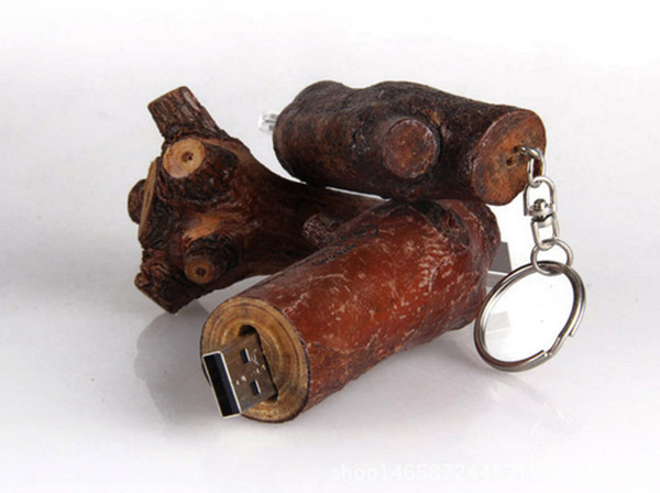 Novetly 2.0 tree branch Wooden USB Flash Drive promotional 4GB 8GB 16GB 32GB