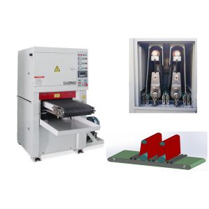 China Rotating Motor Power 5.5KW Metal Sander Machine 150mm 400mm Maximum Working Width on sale