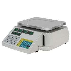 Double Screen Barcode Weight Machine , APP Control Label Printing Scale