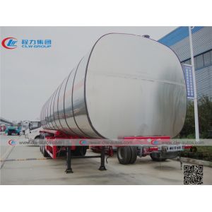 3 Axle 46cbm Aluminum Alloy Asphalt bitumenTanker Semi Trailer