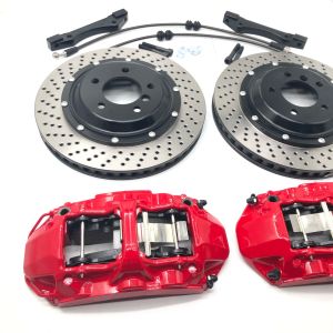 Cast Iron 6 Pot Brake Kit Caliper 355x32mm Aluminum Brake Rotor For Front