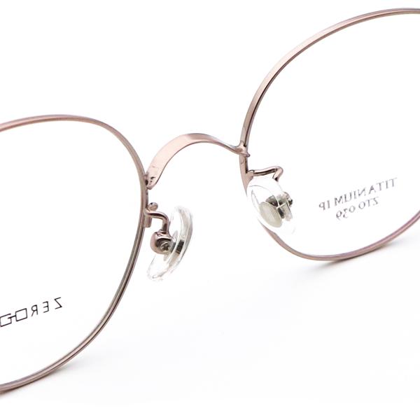 High Elastic IP Electroplating Beta Titanium Glasses Frame Cozy Gold Metal Opticalv