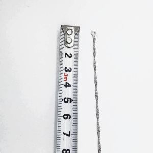 DIY Jewelry Necklace Accessories Love Pearl Platinum Plated Water Wave Chain