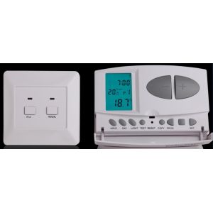 Wireless Air Conditioner Thermostat , Room Thermostat With Timer