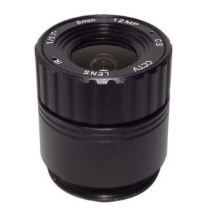 China 5mm 1/1.7 4K CCTV Lens IR Correction F2.0 CS Mount Megapixels 12MP 87 degrees For UHD Security Camera on sale
