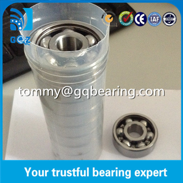 Chrome Steel Rings Ceramic Hybrid Ball Bearing 12mm Height Long Durability 6301