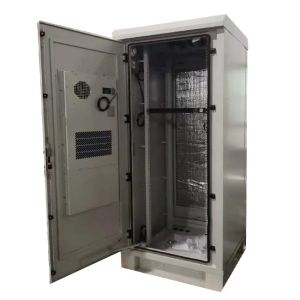 Wind Proof Telecommunication Cabinet , 19 Inch IP55 Rack Cabinet