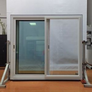 Double Tempered Glasses PVC Sliding Windows Customized Folding Upvc Windows