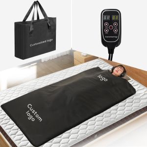 Pemf Detox Far Infrared Sauna Blanket Therapy FIR Zipper 110V