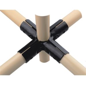 JYJ - 5 Black Cross Metal Joint Set Metal Joint Series