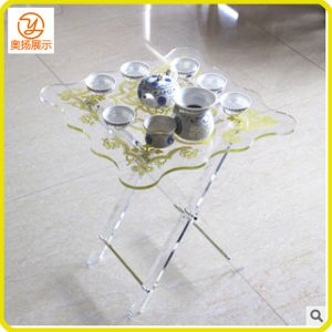 Buy cheap OEM/ODM Customized fashion foldable acrylic coffe table tea table from wholesalers
