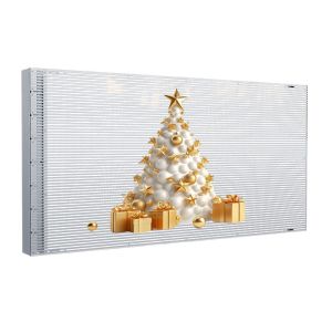 P4-8 Adhesive Transparent LED Display SMD2121 Front Service For Indoor