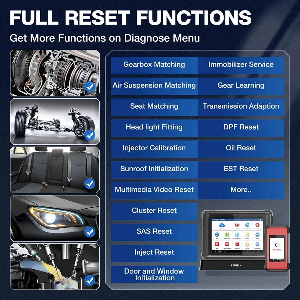 New- LAUNCH X431 PAD V ELITE Car Diagnostic Tools Online Programming CAN FD\DOIP\J2534 Auto OBD OBD2 Scanner Free Shippi