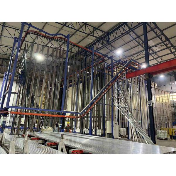 High Capacity CE Certification Aluminium Profiles Vertical Powder Coating Line