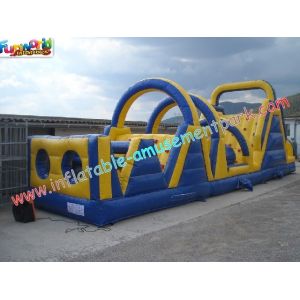 Quality Commercial Inflatables Obstacle Course For Kindergarten With CE / EN14960 for sale