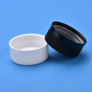 Ribbed Closure 32mm Child Resistant Cap For Pill Bottle