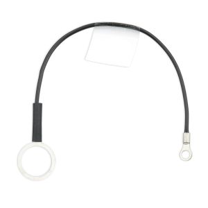 Power Cable Assembly with M4 Ring Terminal & Solderable Circular Connector,