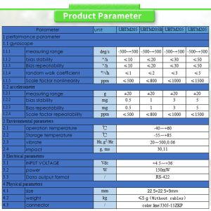 High- UNIVO UBTM205Y Inertial Navigation System with FOG Gyro and Fibre Optic