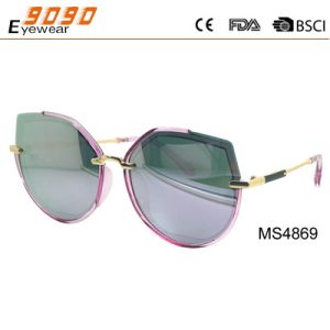 Newest Style 2018  Eyewear Fashionable Sunglasses,made of metal,UV 400 Protection Lens