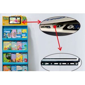 7 Inch Plastic Frame Lcd Advertising Board With IR Remote Controller